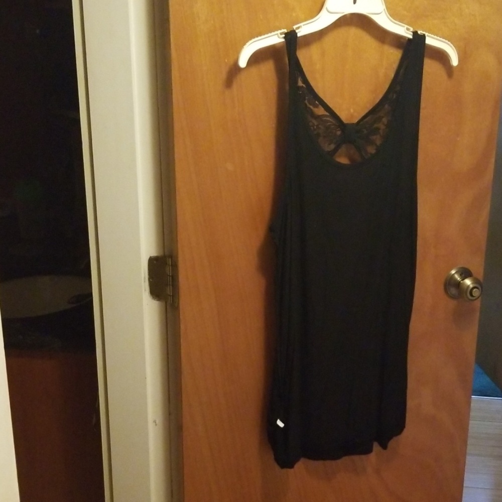 No Boundaries XL bow tank top black